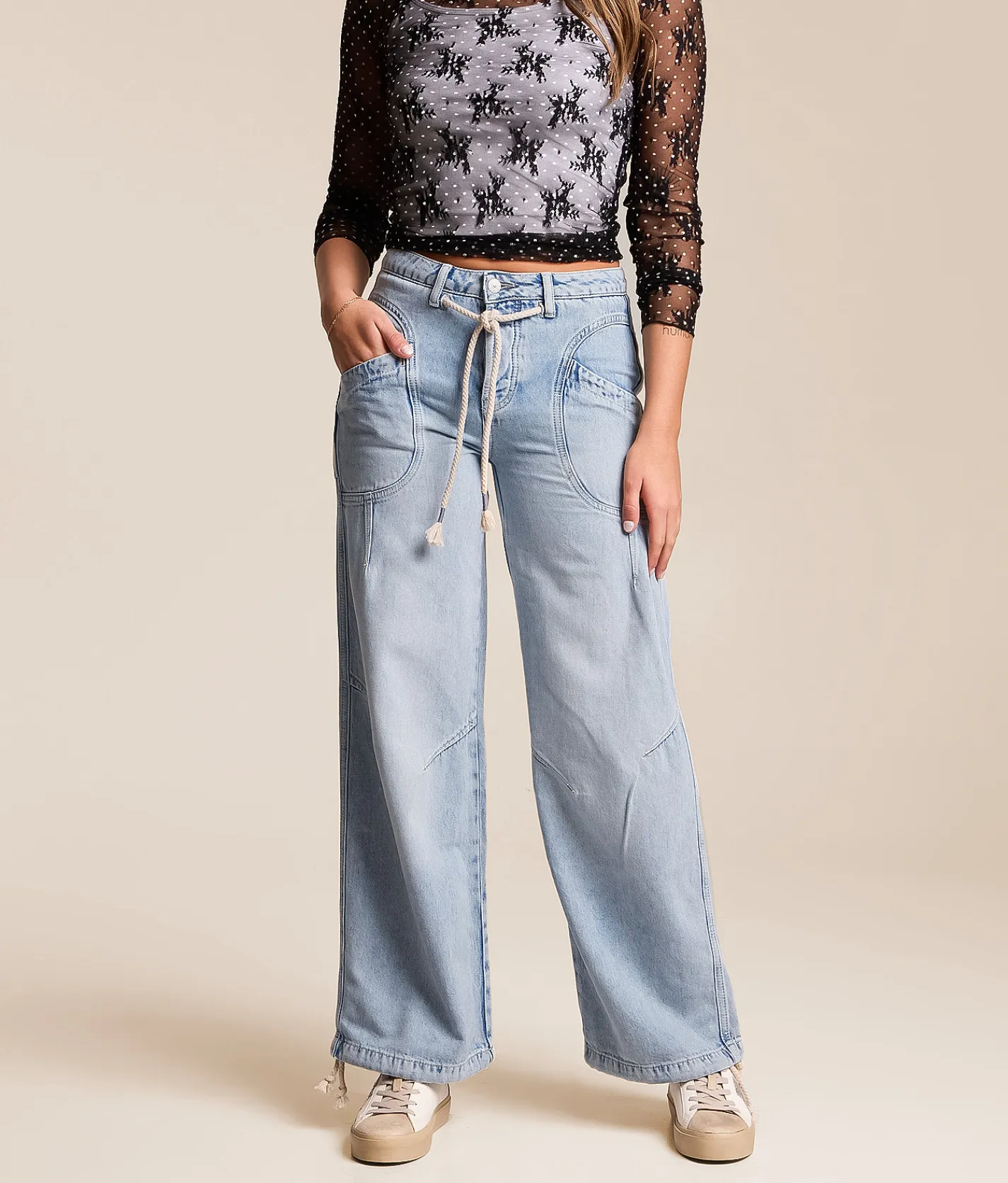 Jeans|Bottoms | Free People Love Language Pull On Jean No Drama