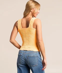 Free People Love Letter Cropped Cami Tank Top Tart Berry Online