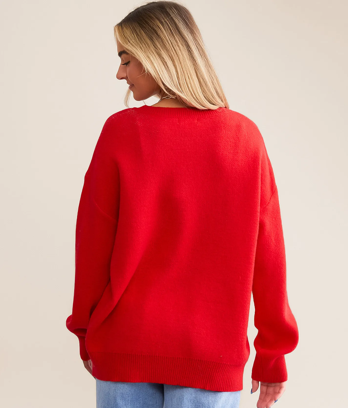 and the why Love Long Sweater Red Sale