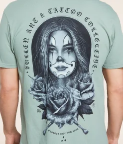 Sullen Love Me Later T-Shirt Sea Grass