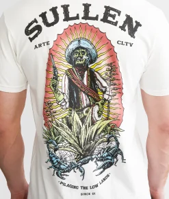 Graphic T-Shirts | Sullen Low Lands T-Shirt Antique White