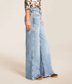 Wrangler® Low Rise Baggy Stretch Jean Blue Spruce Discount