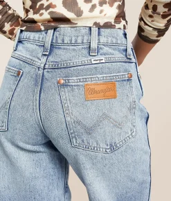 Wrangler® Low Rise Baggy Stretch Jean Blue Spruce Discount