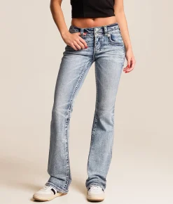 Miss Me Low Rise Boot Stretch Jean M1015 New