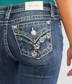 Miss Me Low Rise Boot Stretch Jean K1410 Sale