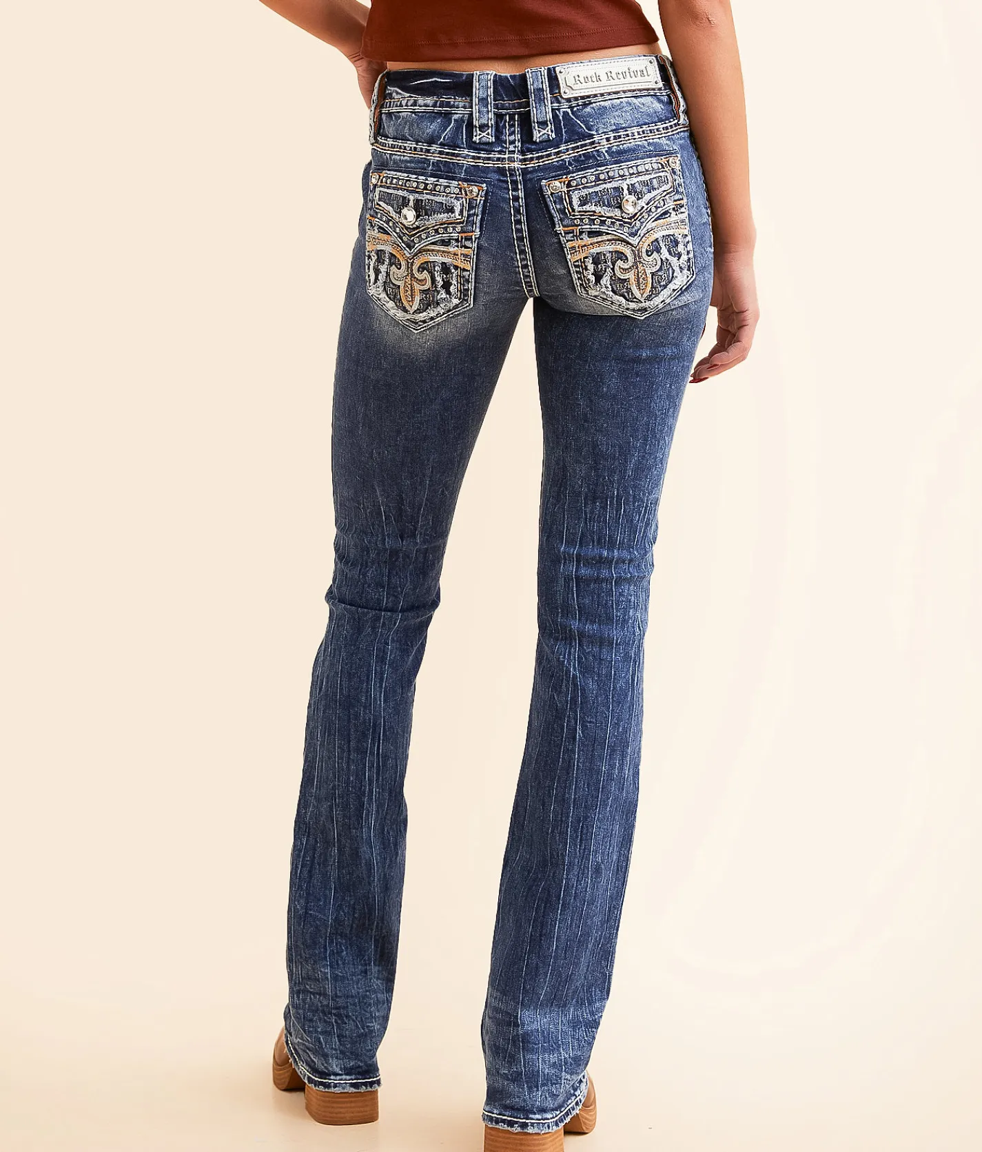 Jeans|Bottoms | Rock Revival Low Rise Boot Stretch Jean Celinda B270
