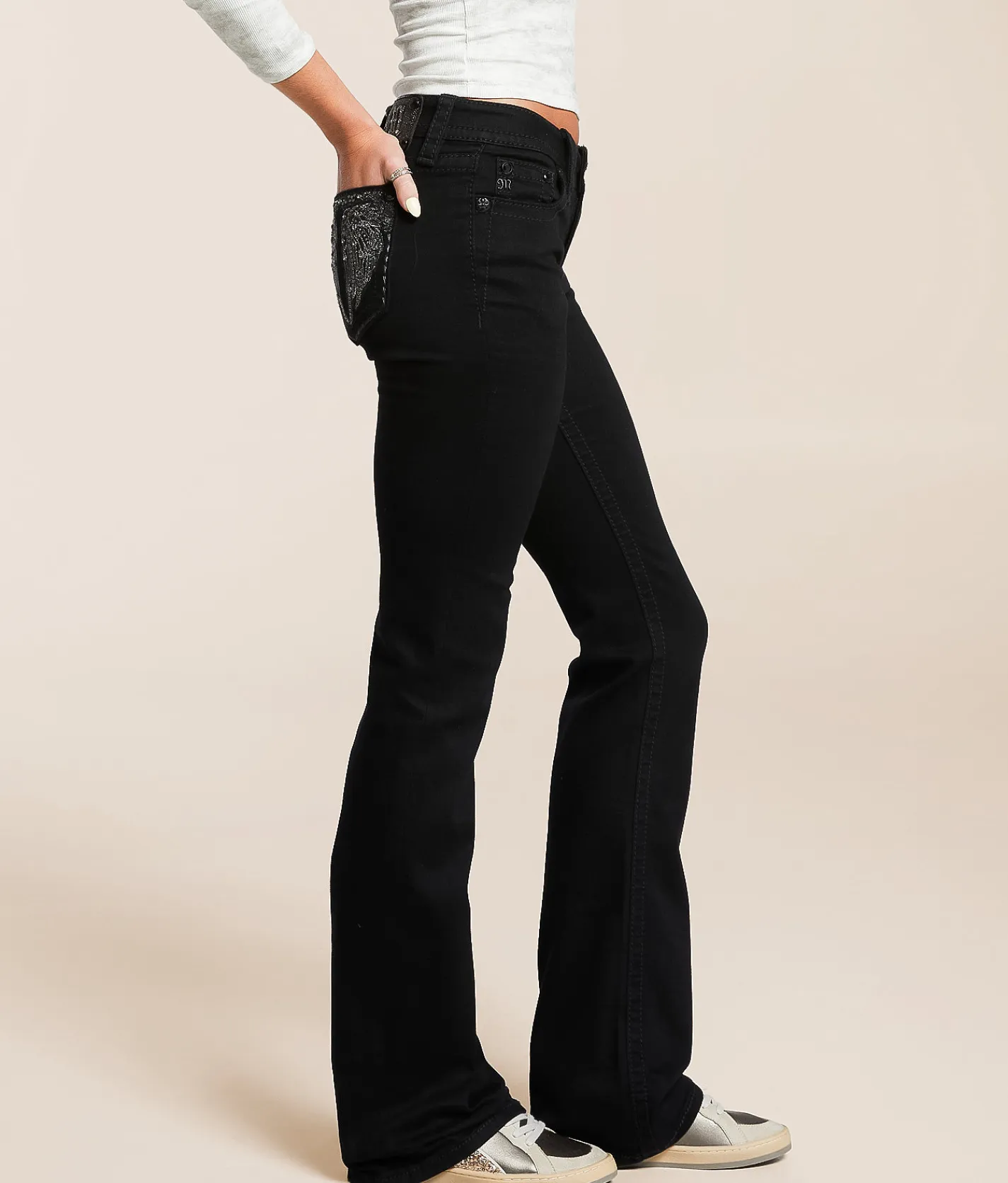 Jeans|Bottoms | Miss Me Low Rise Boot Stretch Jean B01