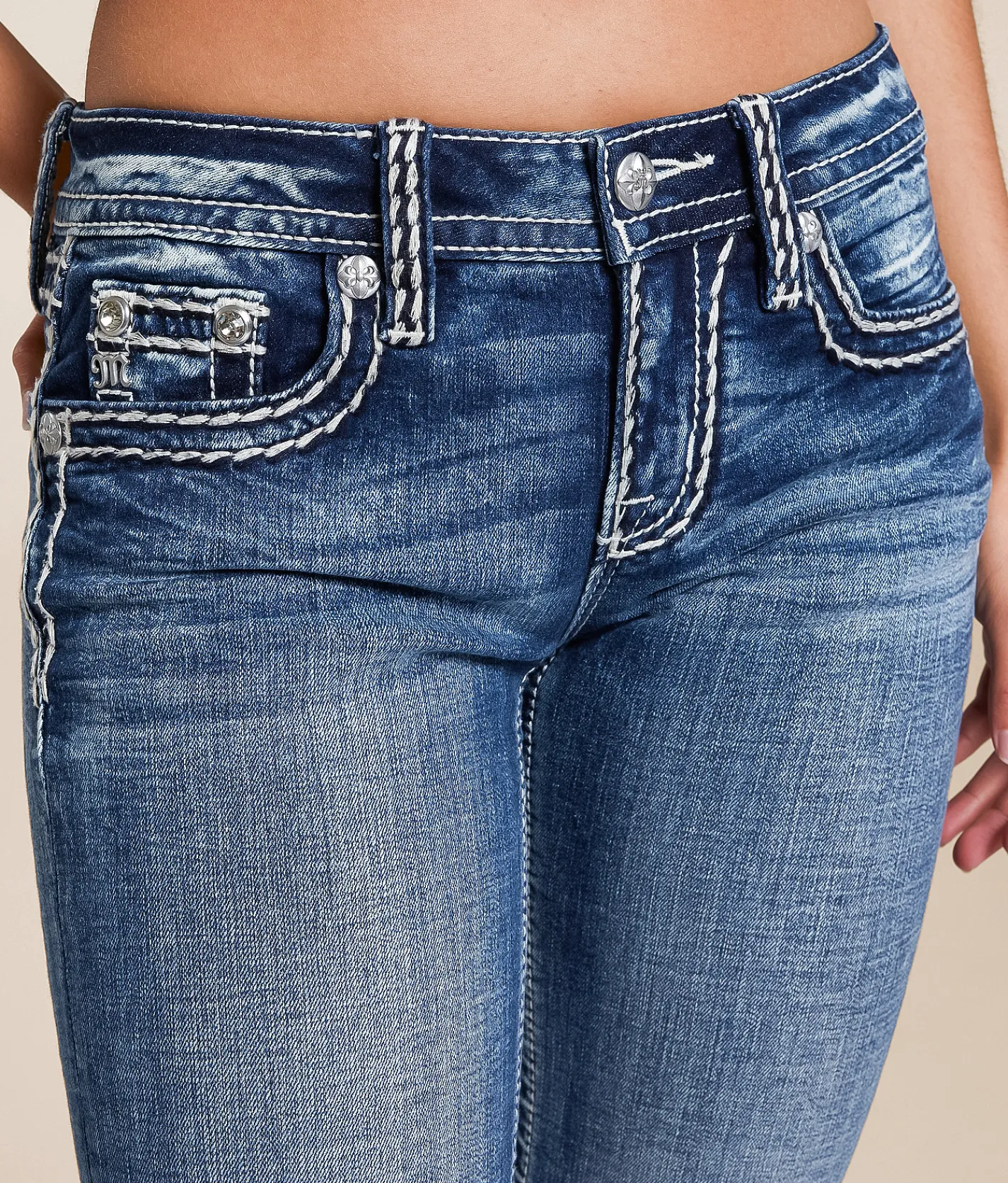Jeans|Bottoms | Miss Me Low Rise Boot Stretch Jean K1373