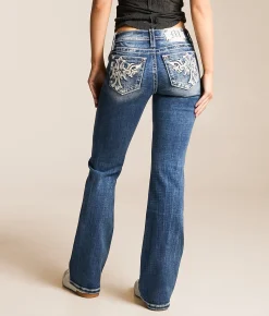 Miss Me Low Rise Boot Stretch Jean K1483 Outlet