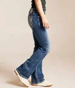 Miss Me Low Rise Boot Stretch Jean K1483 Outlet