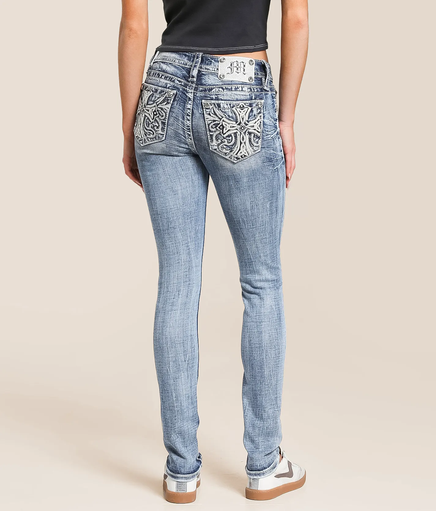 Jeans|Bottoms | Miss Me Low Rise Skinny Stretch Jean M383