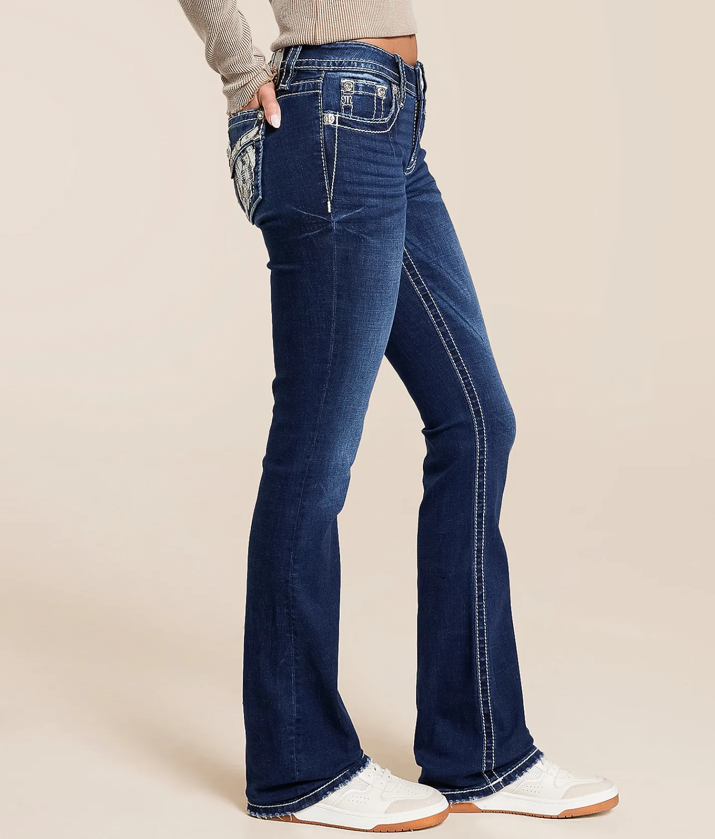 Jeans | Miss Me Low Rise Tailored Boot Stretch Jean D1153