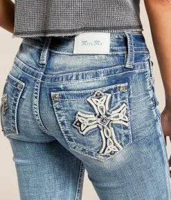 Miss Me Low Rise Tailored Boot Stretch Jean L268 Online