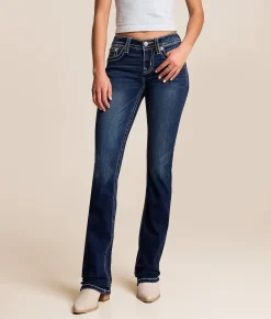 Jeans|Bottoms | Miss Me Low Rise Tailored Boot Stretch Jean D1142