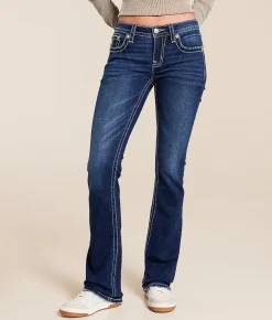 Miss Me Low Rise Tailored Boot Stretch Jean D1153 Sale