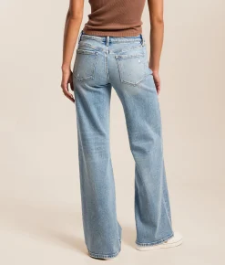 Flying Monkey Low Rise Wide Leg Stretch Jean Cleverness Online
