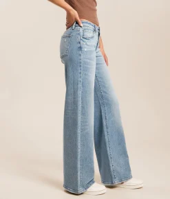 Flying Monkey Low Rise Wide Leg Stretch Jean Cleverness Online