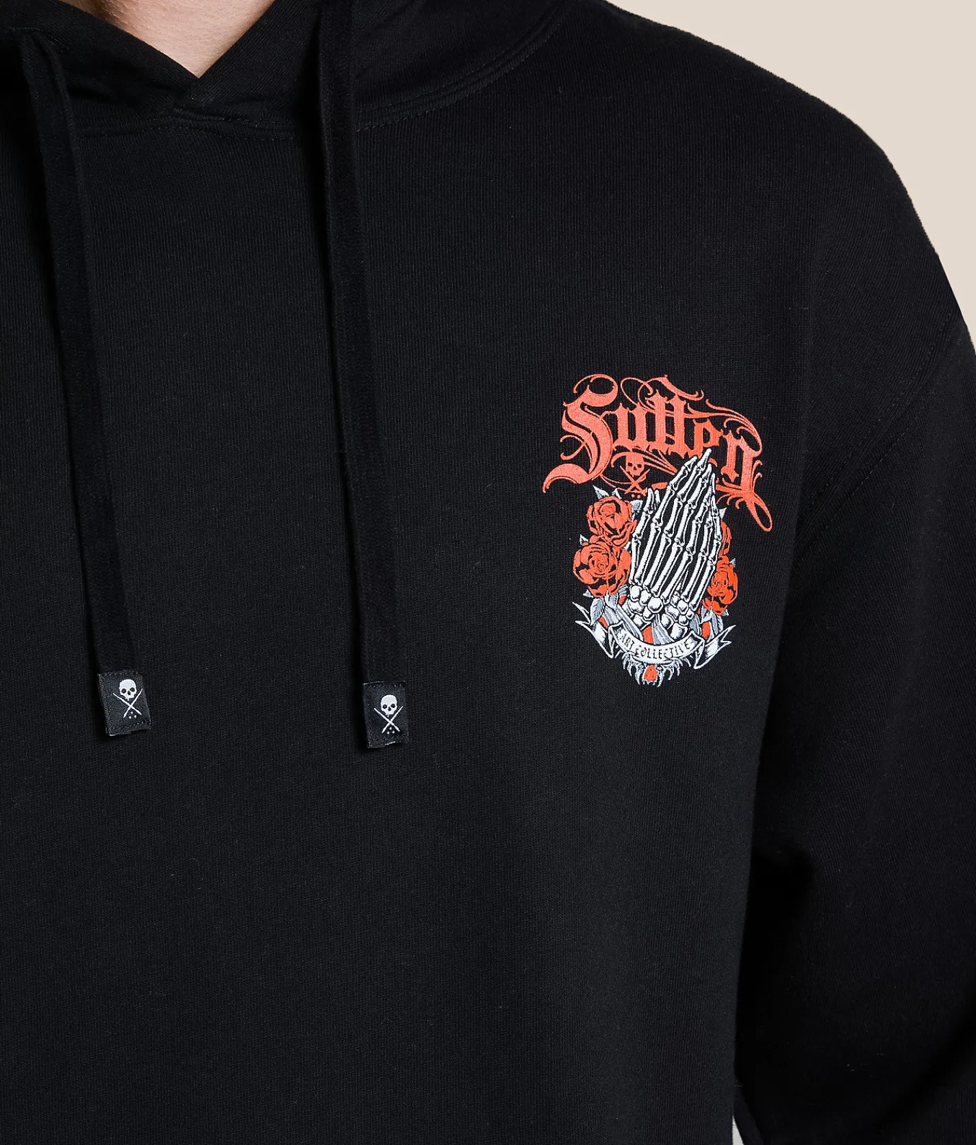 Tops | Sullen Loyal Til Death Hooded Sweatshirt Jet Black