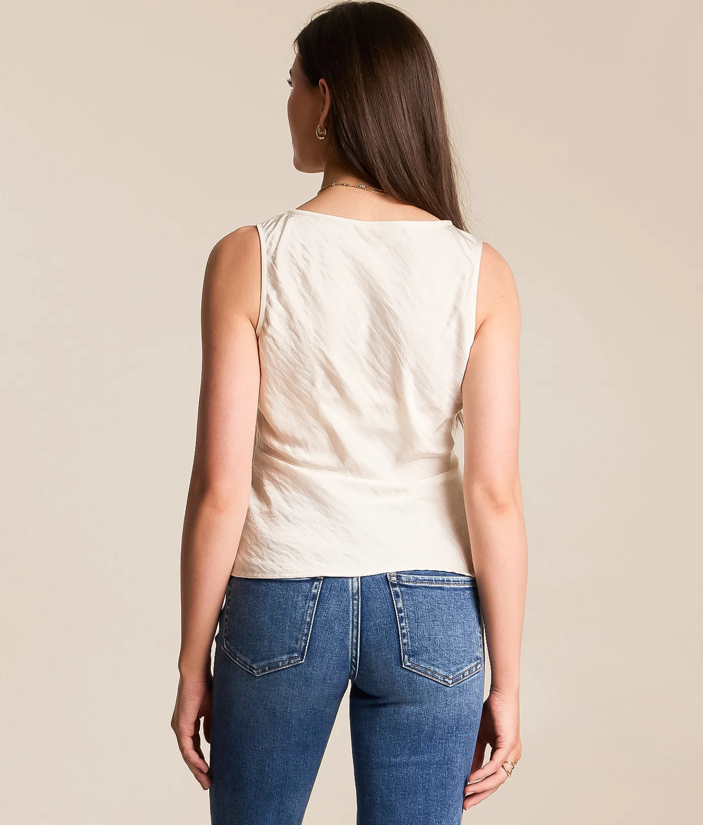 Tops | Z Supply Luana Satin Tank Top Cloud