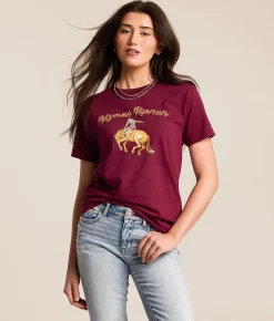 Kimes Ranch Lucky B Rodeo-Oh! T-Shirt Burgundy Discount
