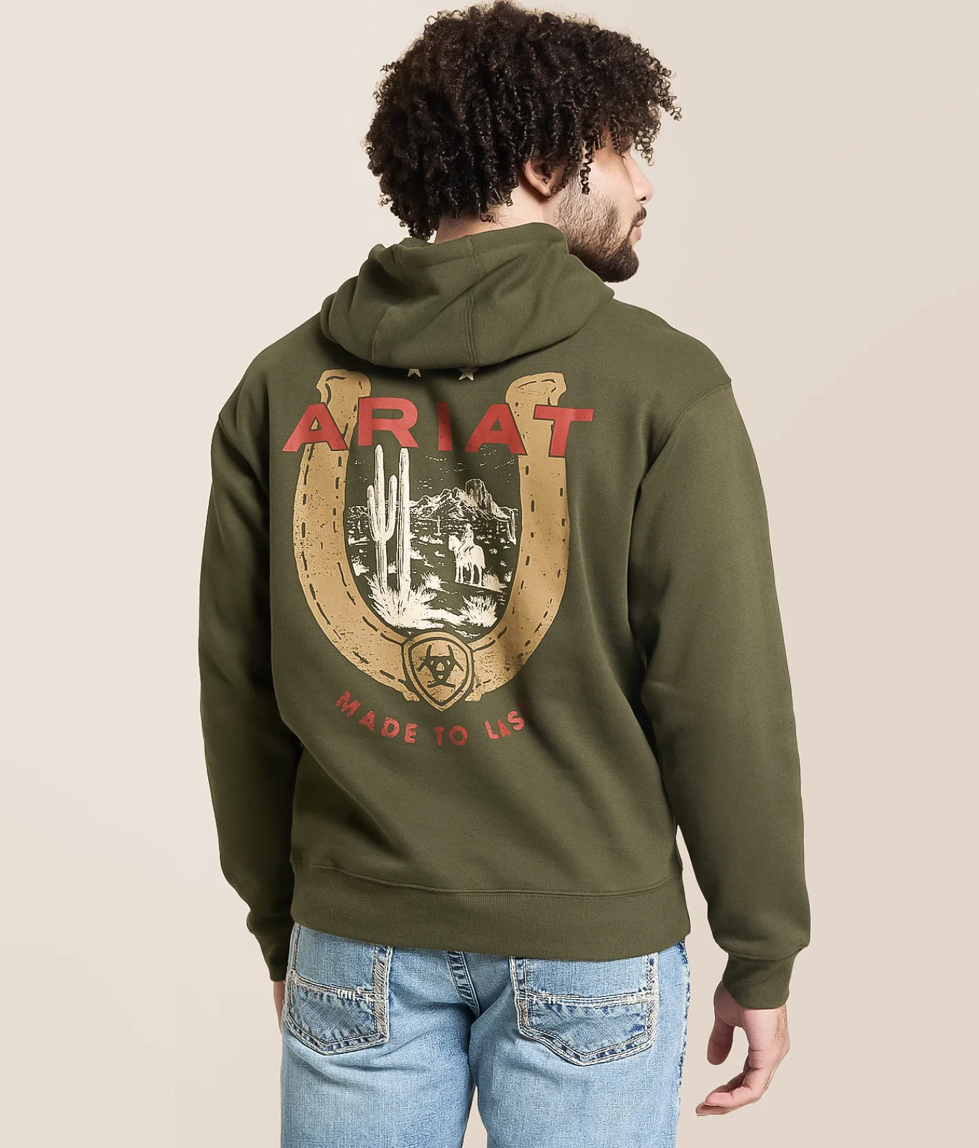 Ariat Lucky Scene Hooded Sweatshirt Forest Night