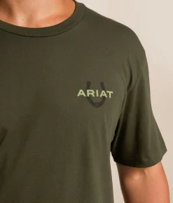 Tops|Graphic T-Shirts | Ariat Lucky Scene T-Shirt Forest Night