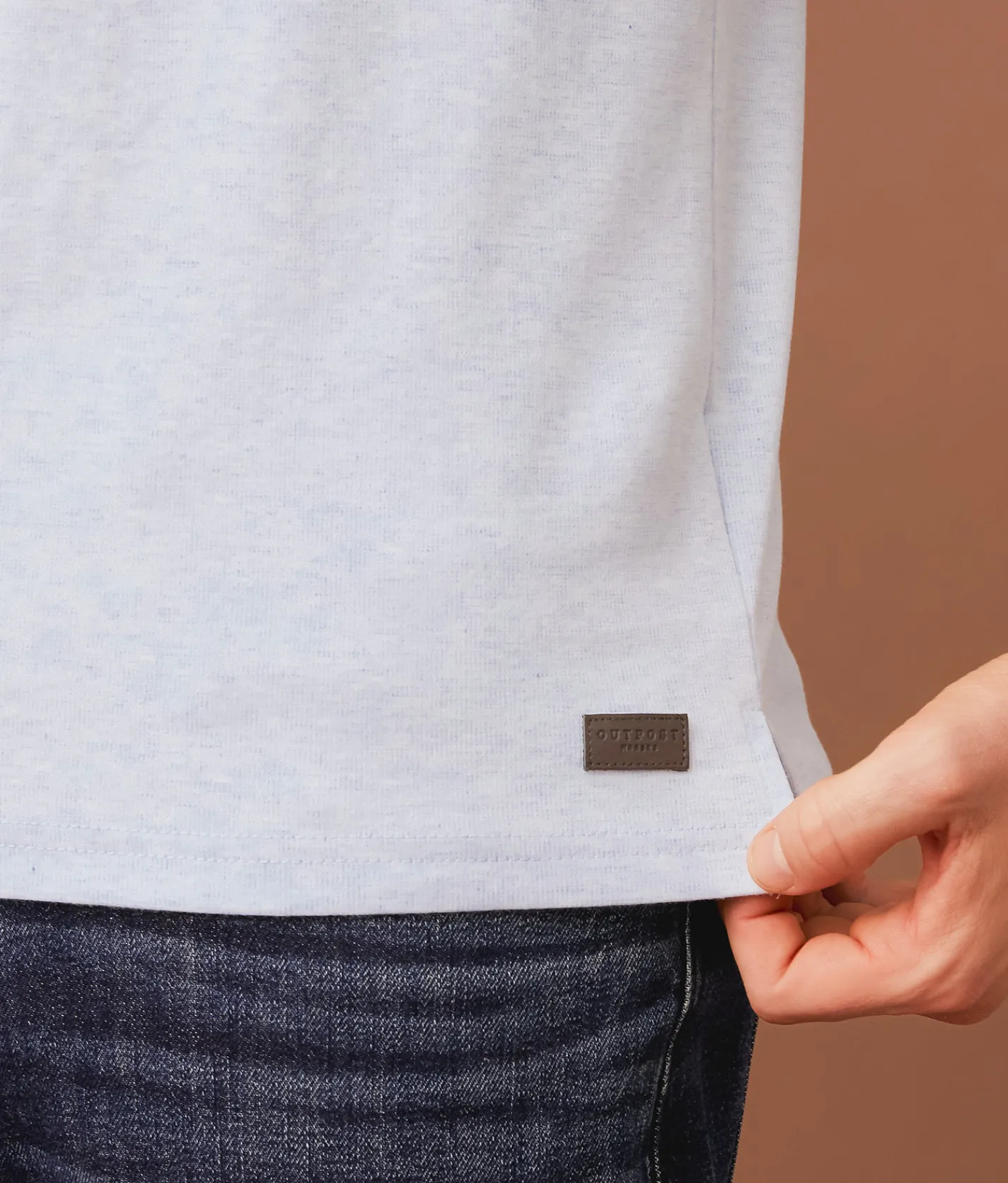 Tops | Outpost Makers Lugh Henley Light Brown