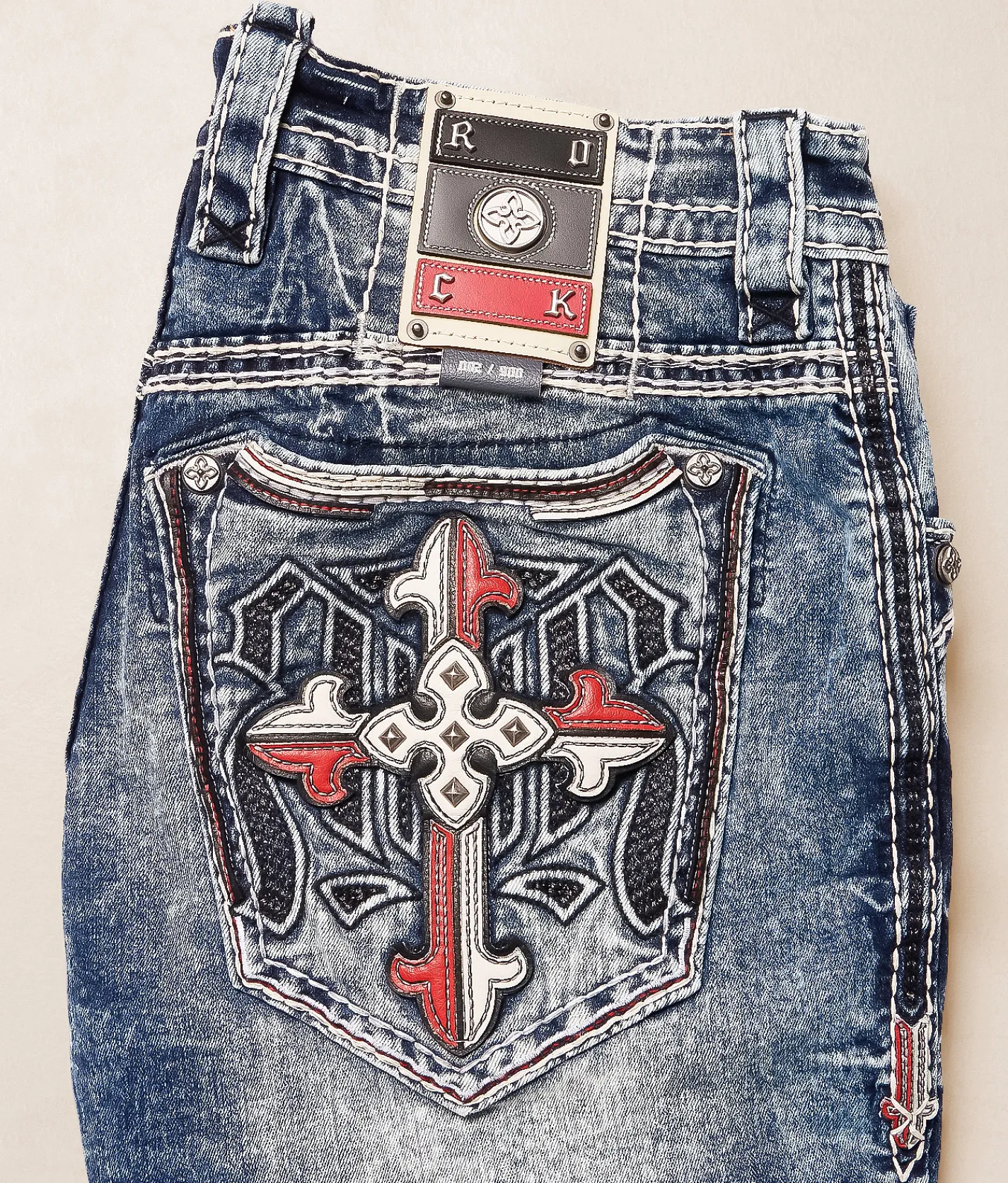Rock Revival Lukas Slim Straight Stretch Jean Lukas SJ200 Outlet