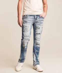 Rock Revival Lukas Slim Straight Stretch Jean Lukas SJ200 Outlet