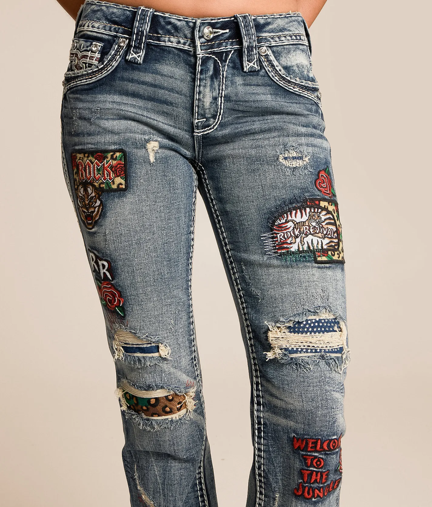 Jeans|Bottoms | Rock Revival Lula Low Rise Boot Stretch Jean Lula B200