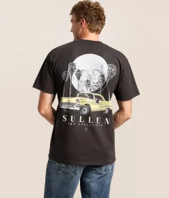 Tops|Graphic T-Shirts | Sullen Lunar Cruisin' T-Shirt Lamp Black