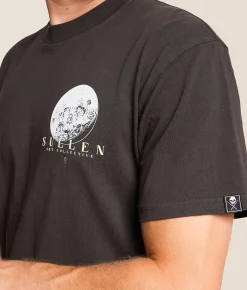 Tops|Graphic T-Shirts | Sullen Lunar Cruisin' T-Shirt Lamp Black