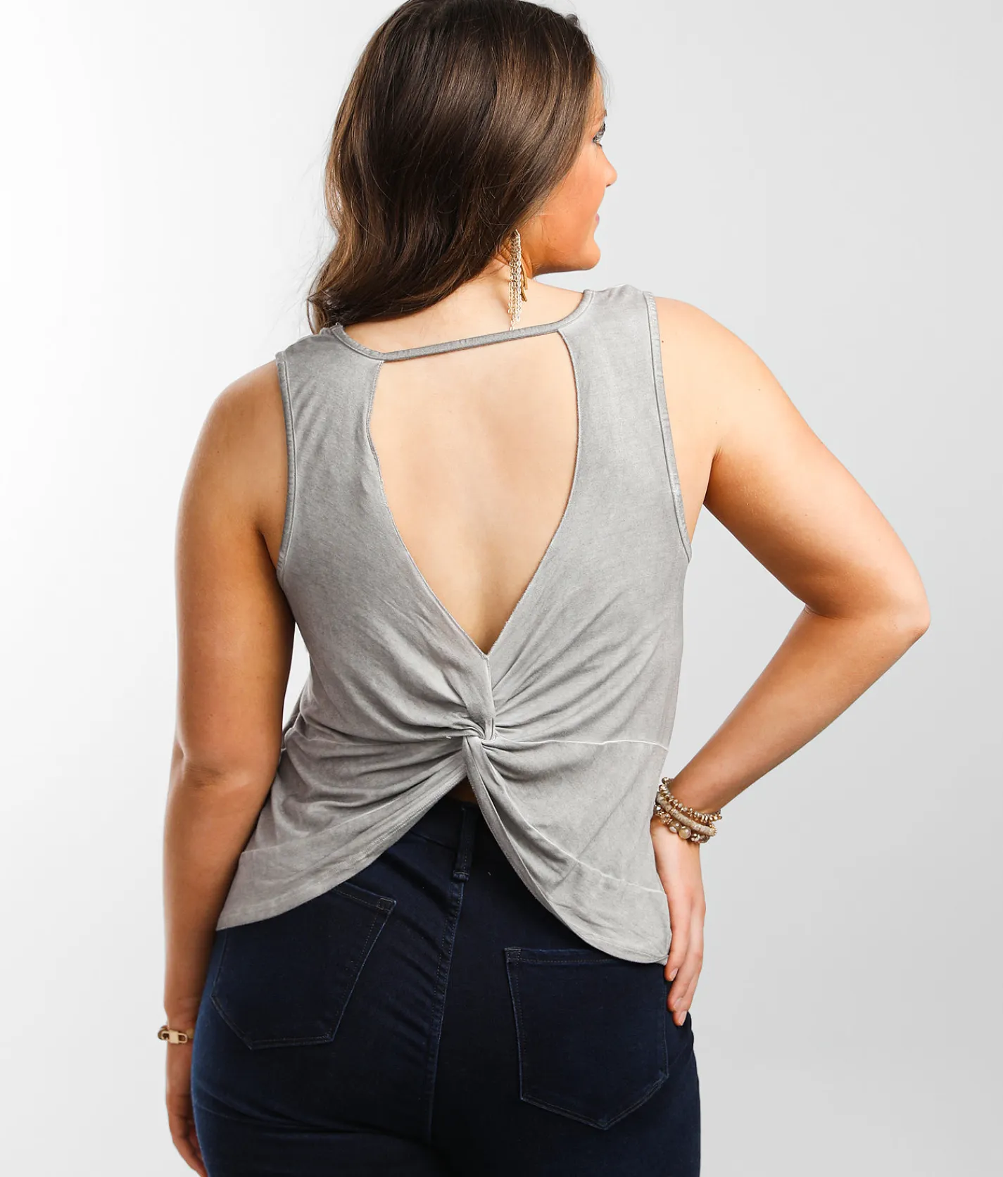 White Crow Lupita Washed Tank Top Navy Best