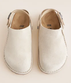 Birkenstock® Lutry 365 Suede Clog Eggshell Best