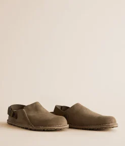 Shoes | Birkenstock® Lutry 365 Suede Clog Gray Taupe