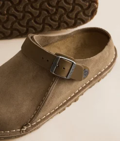 Shoes | Birkenstock® Lutry 365 Suede Clog Gray Taupe