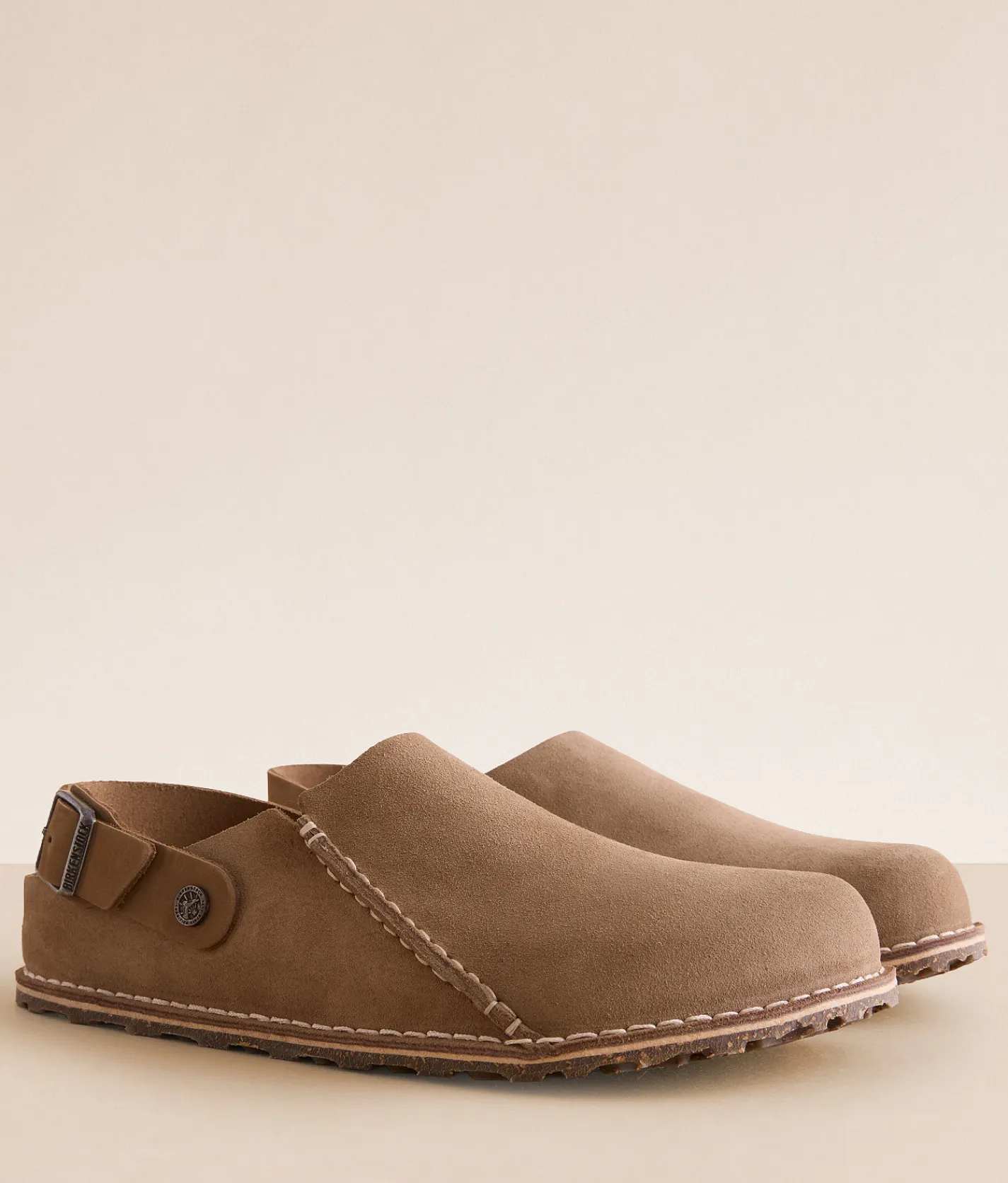 Activewear|Shoes | Birkenstock® Lutry 365 Suede Clog Grey Taupe