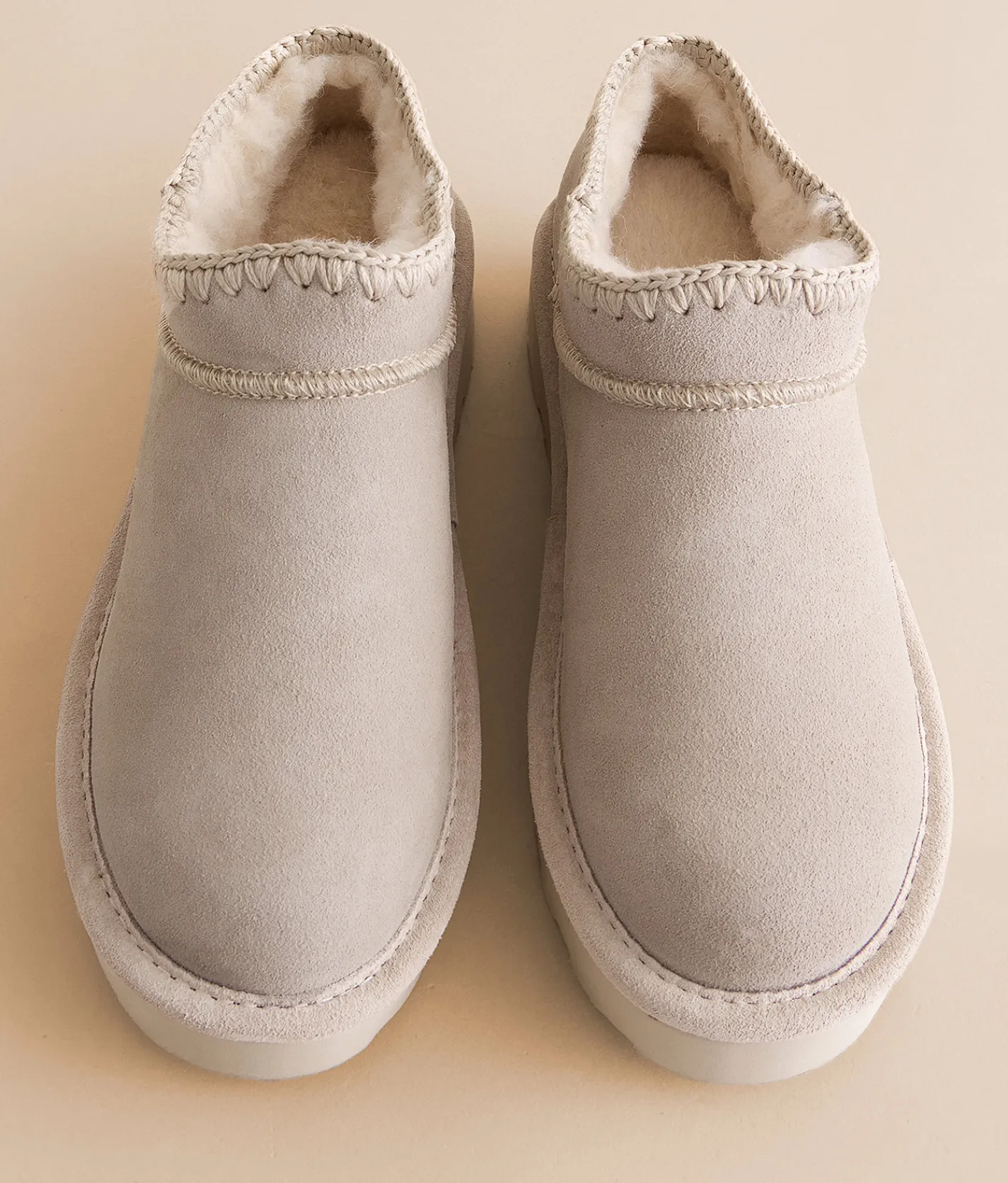 Shoes | Bearpaw Lyanna Platform Leather Slipper Oat