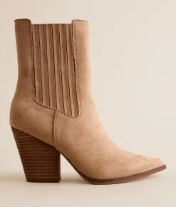 Oasis Society Lydia Western Ankle Boot Almond Outlet