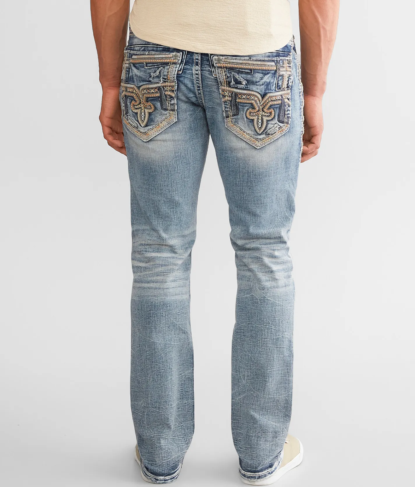 Sale Jeans|Bottoms | Rock Revival Mabry Straight Stretch Jean Mabry J202