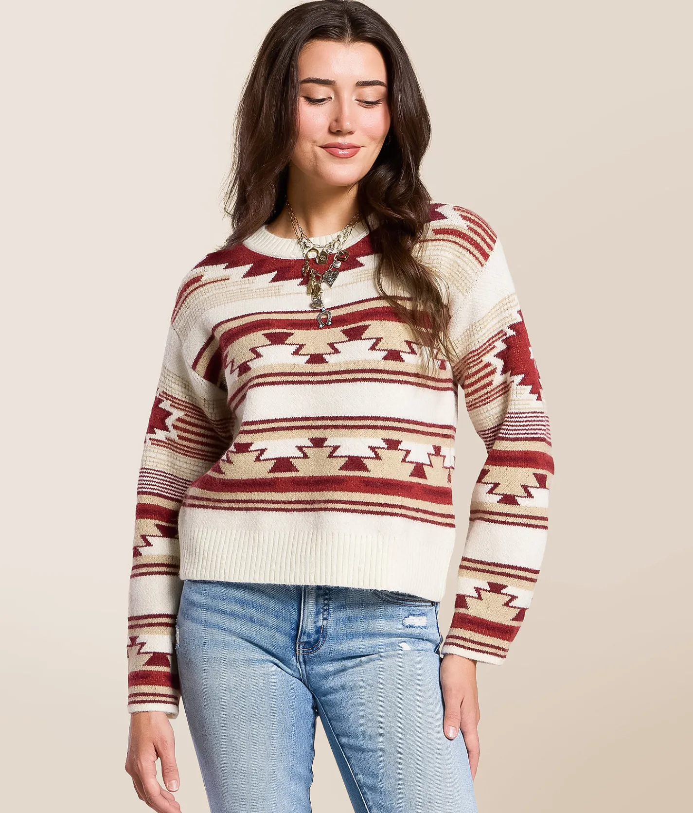 Tops | Ariat Macao Sweater Macao Jacquard