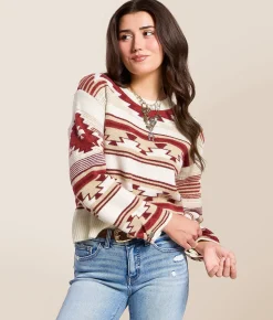 Tops | Ariat Macao Sweater Macao Jacquard