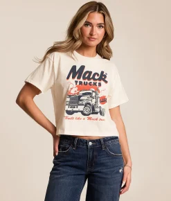 Tops | Ripple Junction® Mack Trucks T-Shirt Coconut Milk