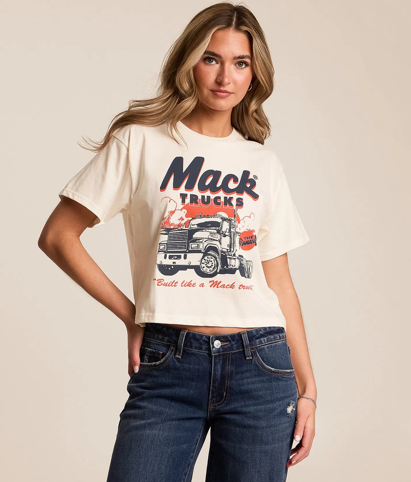 Tops | Ripple Junction® Mack Trucks T-Shirt Coconut Milk