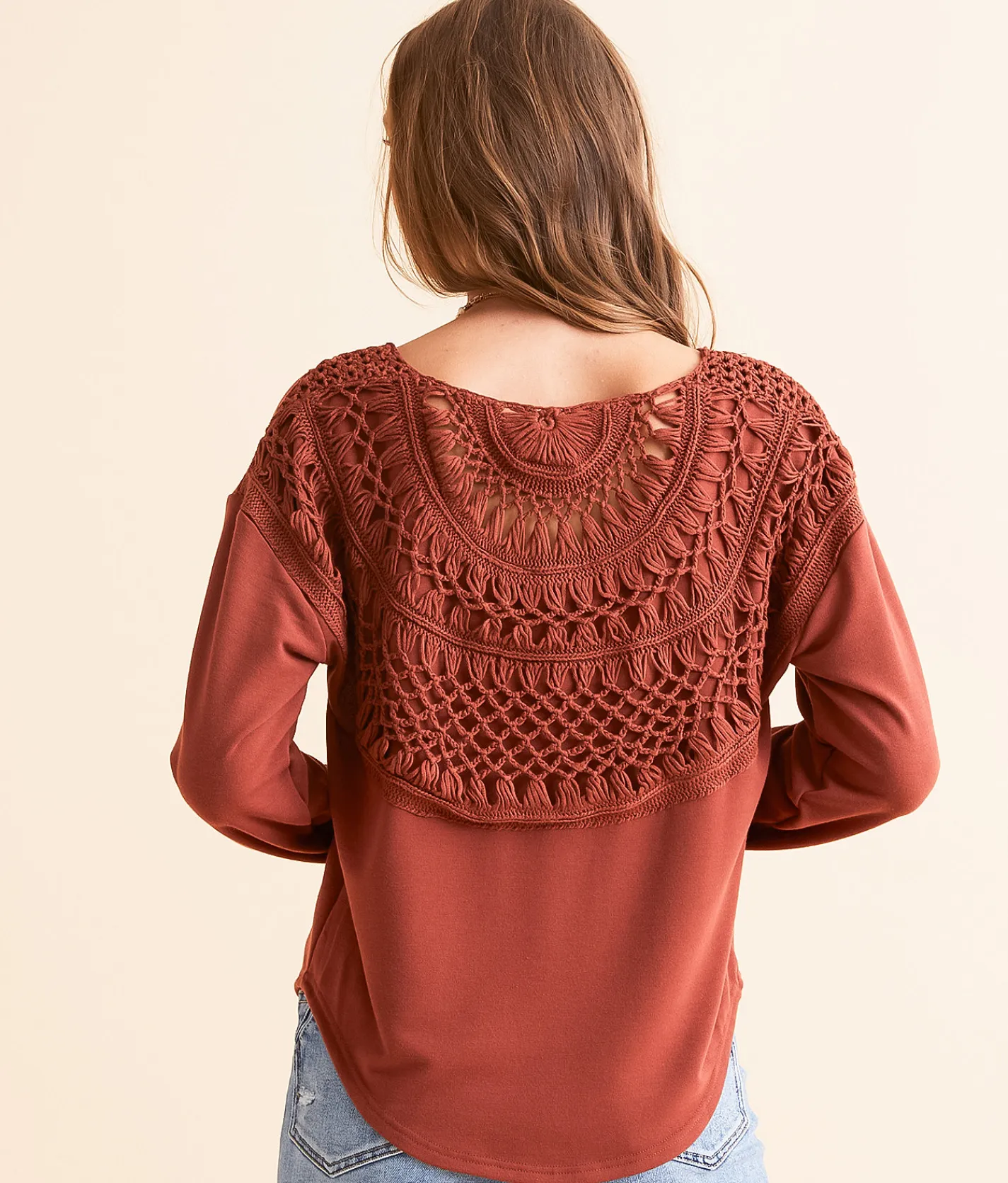 Tops | Daytrip Macrame Top Henna