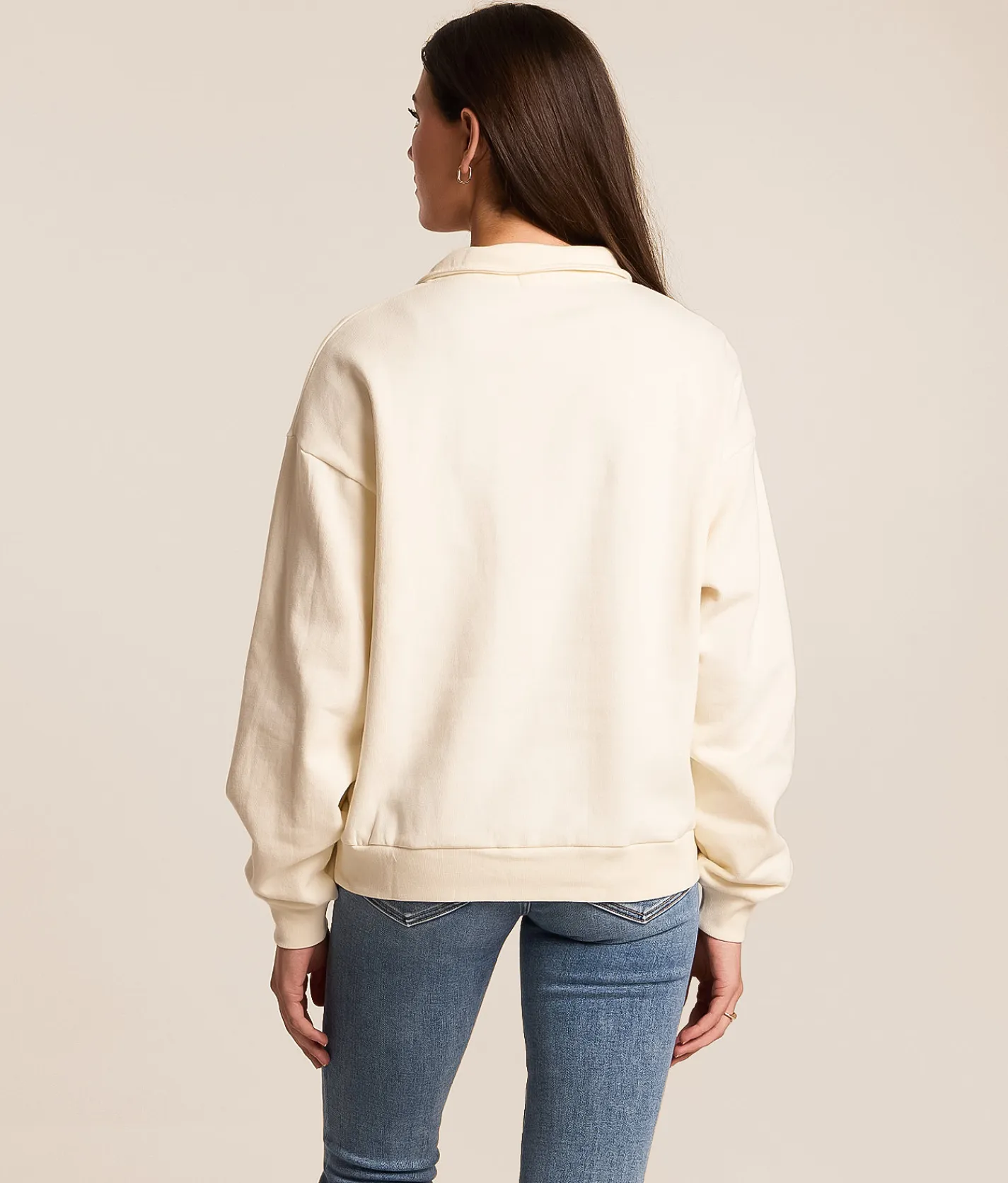 Tops | Modish Rebel Made For More Oversized Pullover Cream