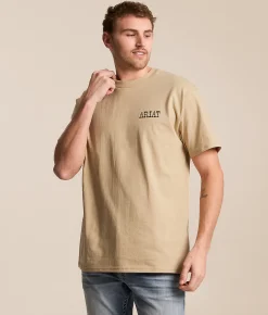 Ariat Made For The Ride T-Shirt Sand Discount