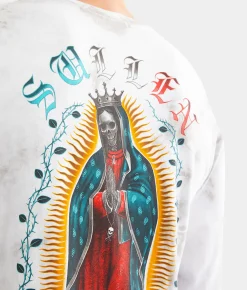 Graphic T-Shirts | Sullen Madre Virgen T-Shirt White Lt Grey Crystal Was