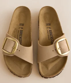 Birkenstock® Madrid Big Buckle Leather Sandal Sandcastle Outlet