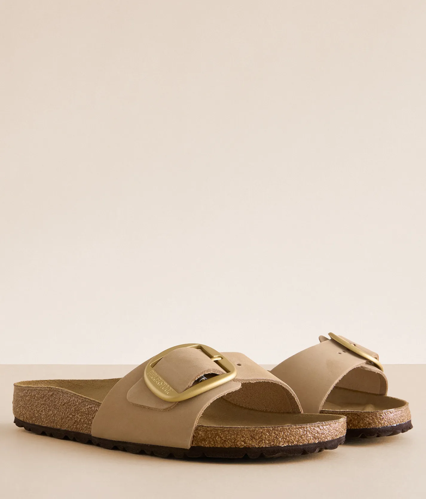 Birkenstock® Madrid Big Buckle Leather Sandal Sandcastle Outlet
